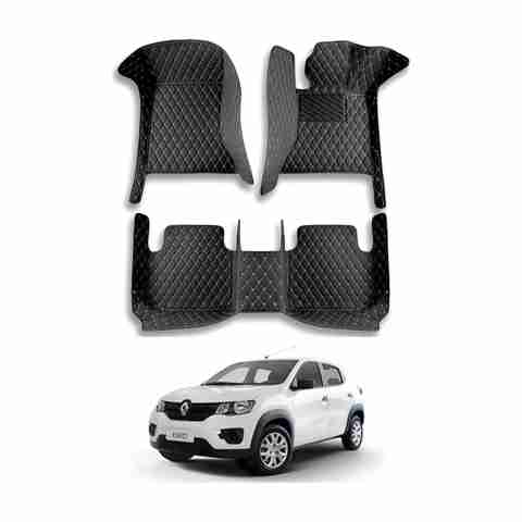 MATIES Leatherite 7D Mat For Renault Kwid (Black) - Image 5