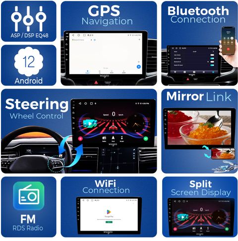 Wagzo 9 Inch Car Android TS7 2GB+32GB Stereo - Image 6