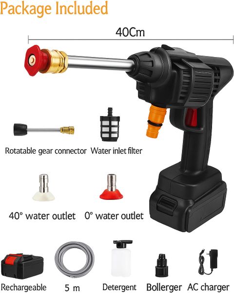 NextGen Cordless High Pressure Washer Gun 48V Double Battery - Image 8