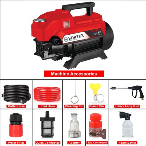 Kortex KTX-R5 2600W Pressure Washer, 220 Bars - Image 6