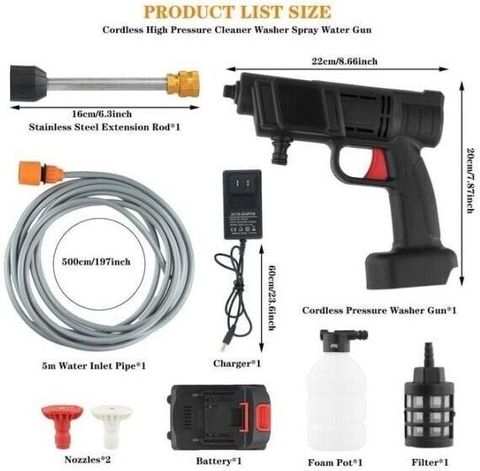 Zelvio Electric Car Pressure Washer - Image 6