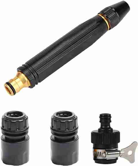 PGK TRADERS High Pressure Washing Water Gun,Nozzle Kit with 3 Pcs PVC Hose Quick Connector Spray Gun - Image 3