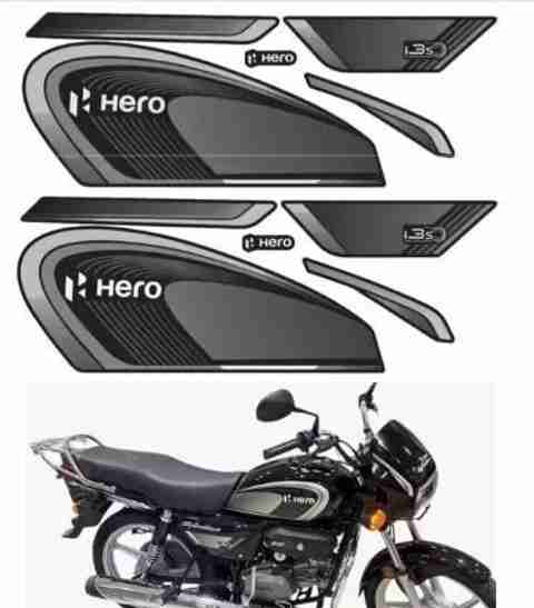 GANNET Sticker & Decal for Bike (Grey, Black) - Image 5