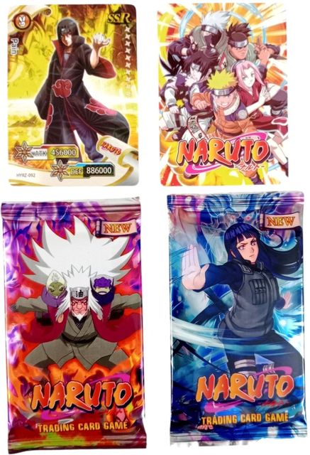 NARUTO CARD GAME SERIES 1 スターターデッキ Gift Collection 64 PCS Naruto Itachi Sasuke Booster Playing Cards