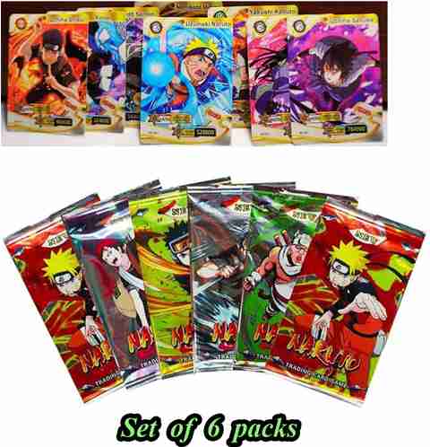 NARUTO カード SLR 6枚セット AncientKart New Naruto cards for playing 6 packs - New Naruto