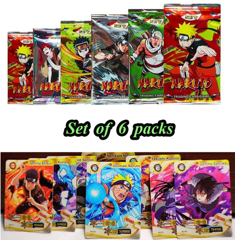NARUTO グリコ　カード19枚セット AncientKart New Edition Naruto cards for playing 6 packs - New