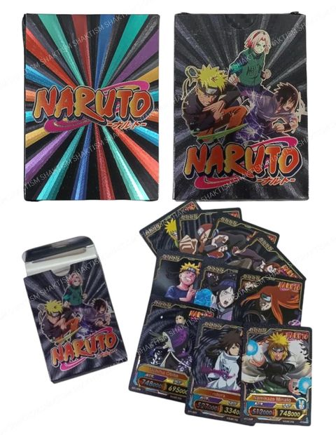 Taabar Naruto Silver Trading Cards Set (55 Pcs) - Naruto Silver