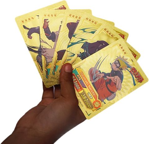 AncientKart Rare Naruto Gold PVC waterproof cards set of 55 - Rare