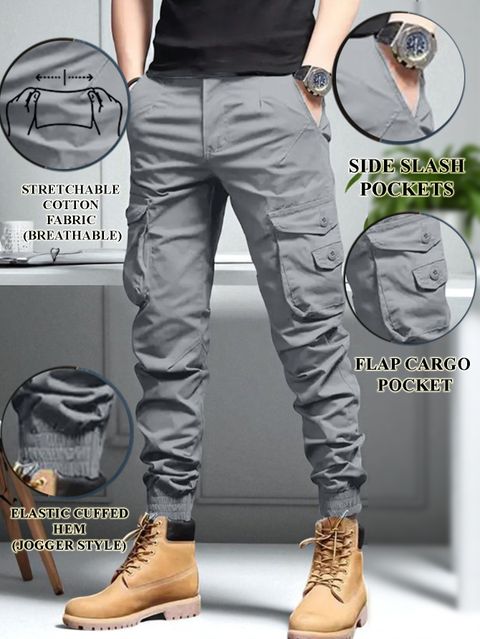Plus91 Men Cargos - Image 8