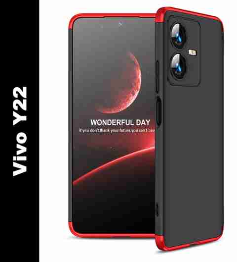 FlareHUB Back Cover for Vivo Y22 (Red, Hard Case, Pack of: 1) - Image 5
