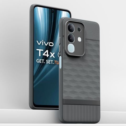 GLOBAL NOMAD Back Cover for Vivo T4x 5G / Vivo Y31 Pro 5G (Grey, Grip Case, Thermoplastic Polyurethane, Pack of: 1) - Image 6