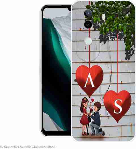 KRAFTER Back Cover for Vivo V40e 5G, A,S, COUPLES, NAME, LETTER, ALPHABET (Multicolor, Flexible, Rubber, Pack of: 1) - Image 2