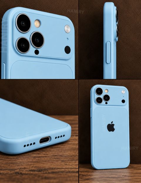 HANIRY Back Cover for Apple iPhone 16 Pro (Blue, Dual Protection, Polycarbonate, Pack of: 1) - Image 8