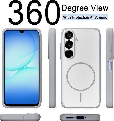 KartV Back Cover for Samsung Galaxy A17 5G (Grey) - Image 7