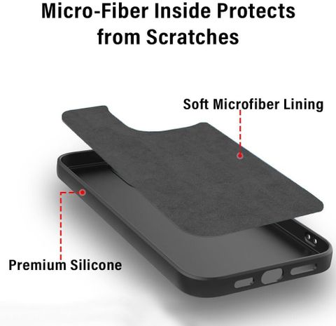 Toucch Back Cover for Oppo Reno 14 Pro (Black, 3D Silicon) - Image 4