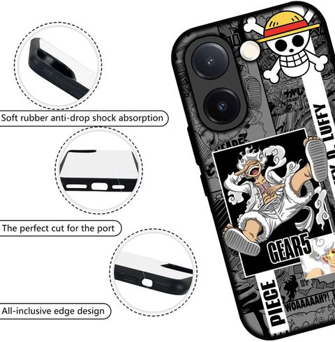 Smutty Back Cover for Vivo V60e (Multicolor, Dual Protection, Rubber, Metal, Pack of: 1) - Image 4