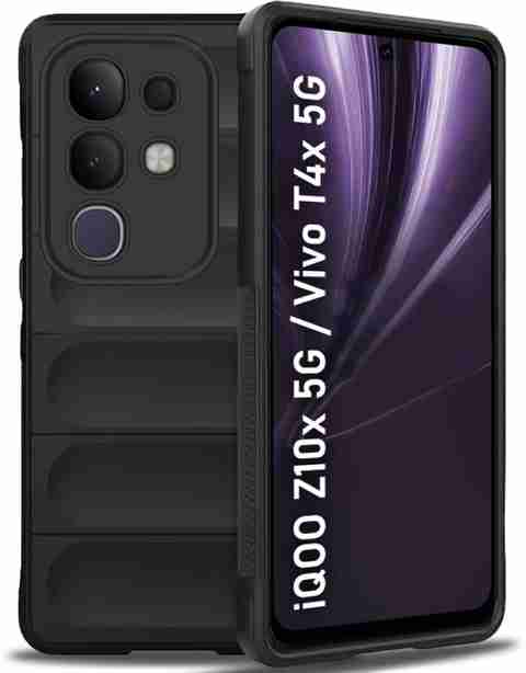 NewSelect Back Cover for vivo T4x 5G (Black, Grip Case, Rubber, Pack of: 1) - Image 3