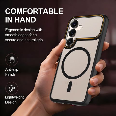KartV Back Cover for Samsung Galaxy S24 5G (Black, Camera Bump Protector, Silicon, Metal, Polycarbonate, Pack of: 1) - Image 8