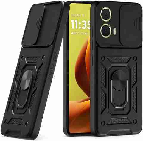 lioto Back Cover for Motorola G85 5G (Black) - Image 2