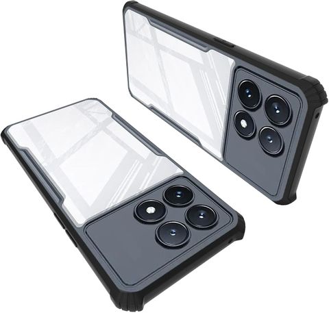 LENIENT Back Cover for Poco X6 Pro 5G (Black, Polycarbonate) - Image 8