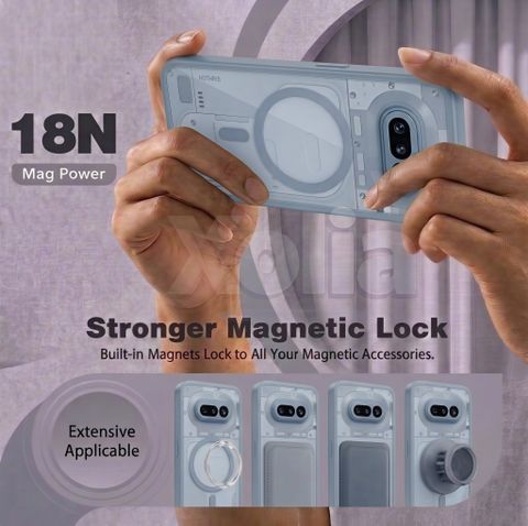 Xolia Back Cover for Nothing Phone 4a 5G (Grey, Shock Proof, Polycarbonate, Silicon, Pack of: 1) - Image 8
