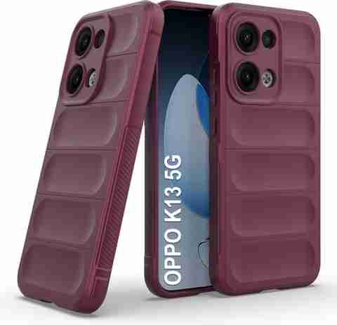 GLOBAL NOMAD Back Cover for OPPO K13 5G (Maroon, 3D Case, Silicon, Pack of: 1) - Image 5