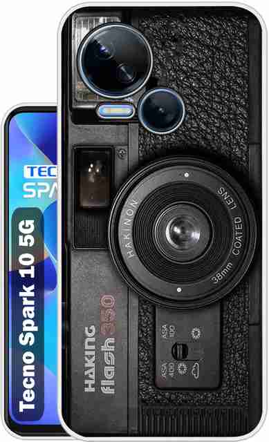 Case Club Back Cover for Tecno Spark 10 5G (Black, Grip Case, Silicon, Pack of: 1) - Image 5