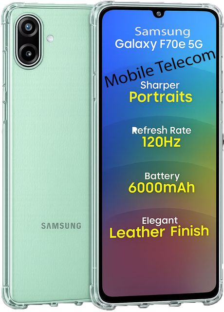 S-Design Back Cover for Samsung Galaxy F70e 5G (Black, Silicon) - Image 6