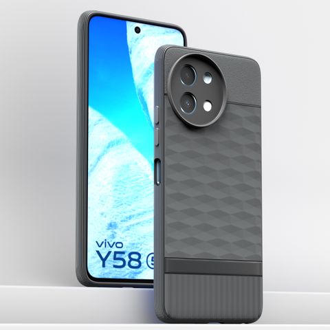 Flipkart SmartBuy Back Cover for Vivo T3x 5G , Vivo Y200i 5G (Grey, Grip Case, Thermoplastic Polyurethane, Pack of: 1) - Image 4