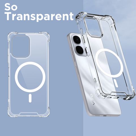 Pikkme Back Cover for Vivo T5x 5G (Transparent, Grip Case, Thermoplastic Polyurethane, Pack of: 1) - Image 6