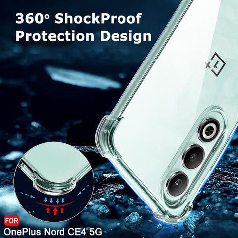 YSprikBM Transparent Grip Case for OnePlus Nord CE4 5G - Image 5