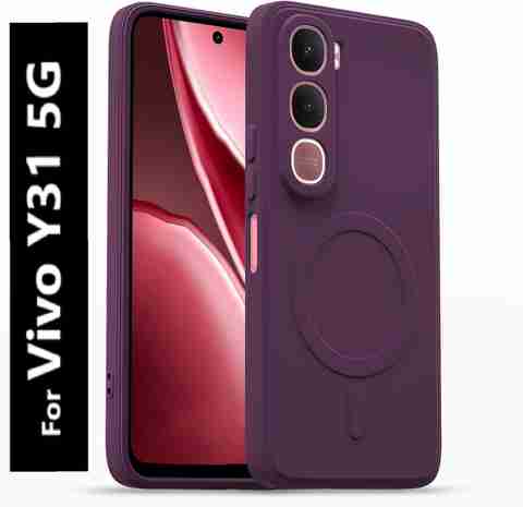 lifestylecart Back Cover for Vivo Y31 5G (Purple, Grip Case) - Image 5