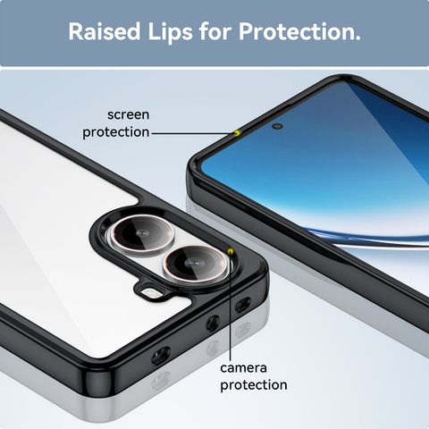 Kypo Back Cover for Poco X7 Pro 5G (Black, Transparent, Shock Proof, Thermoplastic Polyurethane, Pack of: 1) - Image 6