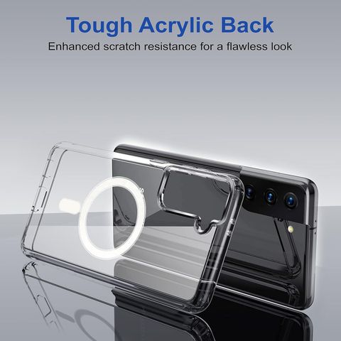 thestands Back Cover for Samsung Galaxy S21 FE 5G (Transparent) - Image 7