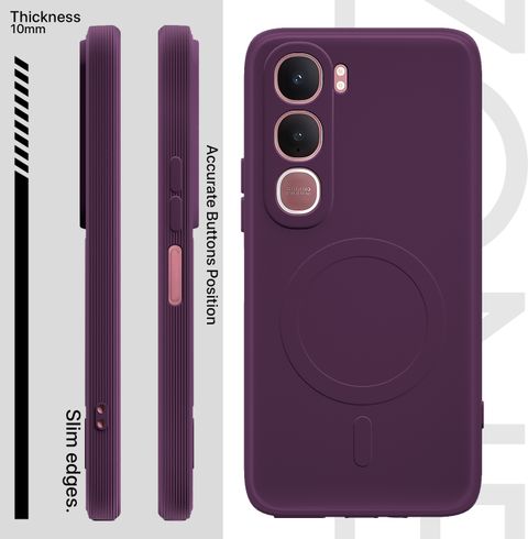 lifestylecart Back Cover for Vivo Y31 5G (Purple, Grip Case) - Image 7