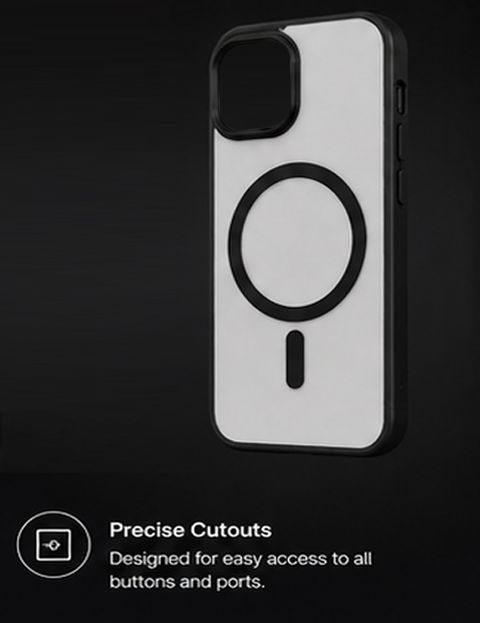 HANIRY Back Cover for iPhone 14 Pro (Black, Grip Case, Polycarbonate, Pack of: 1) - Image 5