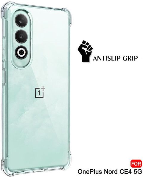 YSprikBM Transparent Grip Case for OnePlus Nord CE4 5G - Image 4