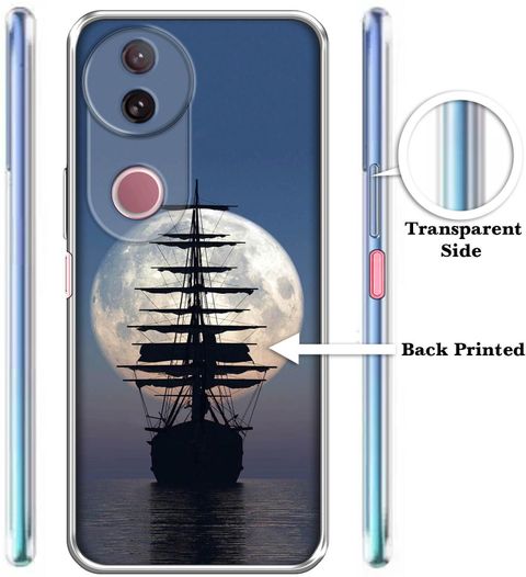 Casotec Back Cover for vivo V50 5G, Vivo V50e 5G, Vivo T4R 5G, iQOO Z10R 5G (Multicolor, Silicon, Pack of: 1) - Image 4