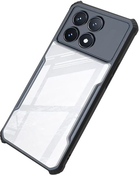 LENIENT Back Cover for Poco X6 Pro 5G (Black, Polycarbonate) - Image 6