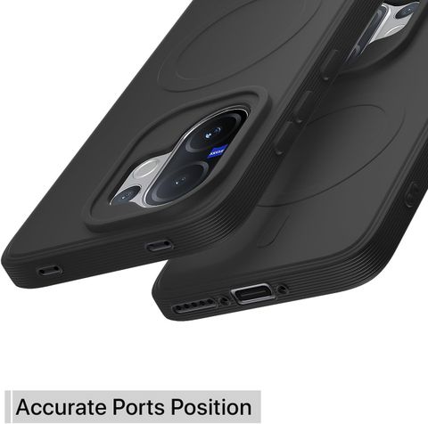 My Thing! Back Cover for Vivo V60 5G, Vivo V60e 5G, Vivo T4 Pro 5G, Mag-Safe Logo (Not Mag-Safe Compatible) (Black, Flexible, Thermoplastic Polyurethane, Pack of: 1) - Image 7
