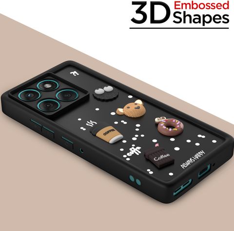 Pikkme Silicon Case for Motorola Moto Edge 60 Pro 5G (Black) - Image 7