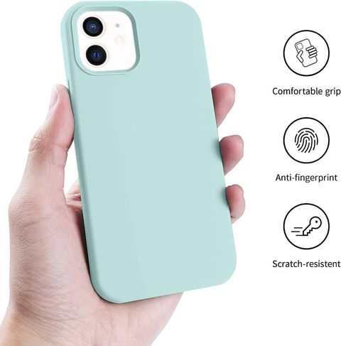 Celvas Back Cover for iPhone 12 Pro (Green, Grip Case, Silicon) - Image 6
