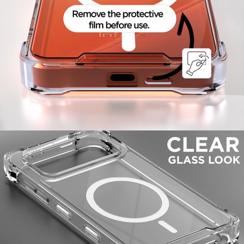 Pikkme Back Cover for Infinix Note Edge 5G (Transparent, Grip Case, Thermoplastic Polyurethane, Pack of: 1) - Image 7