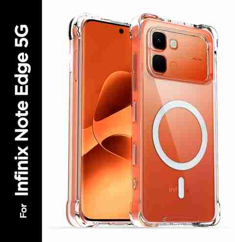 Pikkme Back Cover for Infinix Note Edge 5G (Transparent, Grip Case, Thermoplastic Polyurethane, Pack of: 1) - Image 5
