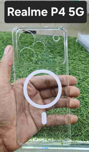MR BROTHERS Back Cover for Realme P4 (Transparent, Magnetic) - Image 5