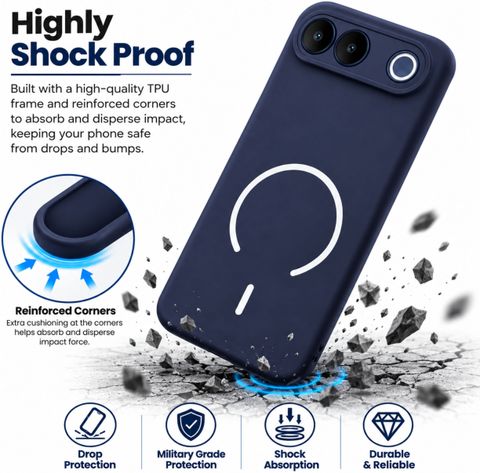 SBMS Back Cover for Vivo S2 5G (Blue, Shock Proof) - Image 8