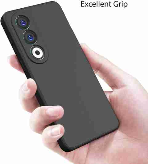 NewSelect Back Cover for OPPO K12x 5G (Black, Flexible, Rubber, Pack of: 1) - Image 2