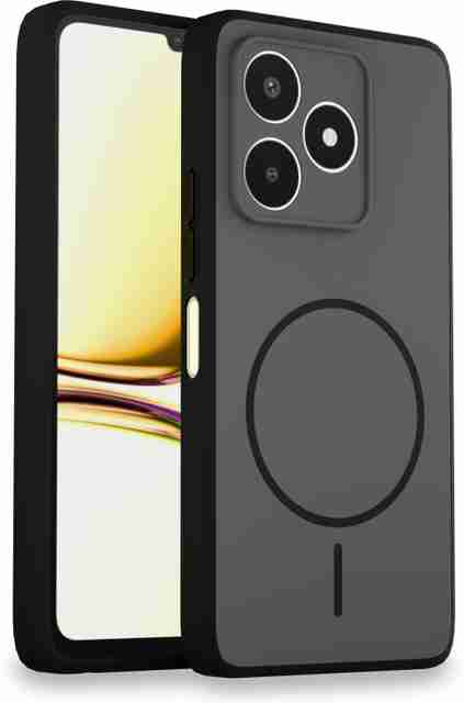 KartV Back Cover for Realme C53 (Black, Camera Bump Protector, Silicon, Plastic, Polycarbonate, Metal, Pack of: 1) - Image 5