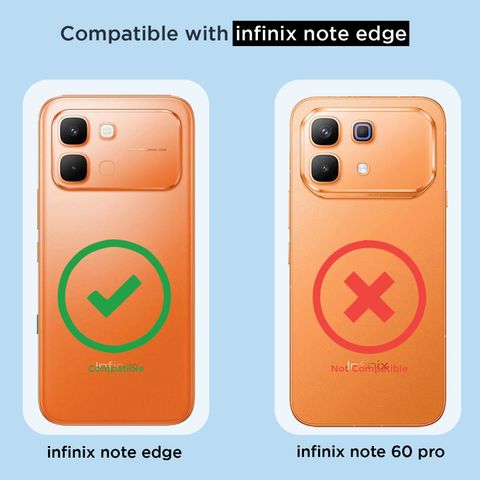 Pikkme Back Cover for Infinix Note Edge 5G (Transparent, Grip Case, Thermoplastic Polyurethane, Pack of: 1) - Image 8