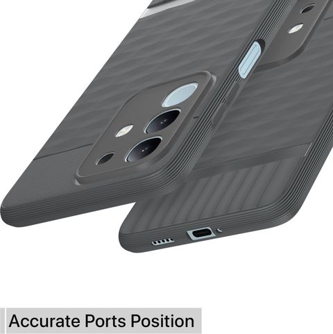 GLOBAL NOMAD Back Cover for Vivo T4x 5G / Vivo Y31 Pro 5G (Grey, Grip Case, Thermoplastic Polyurethane, Pack of: 1) - Image 8